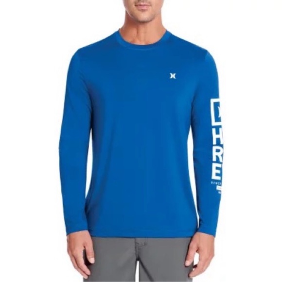 Hurley Men's Long Sleeve Sunny Side Hybrid Stretch - Picture 2 of 9